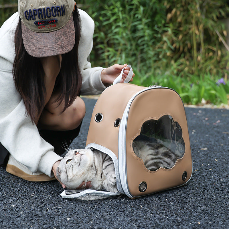 The Perfect Adventure Companion: Portable Pet Space Capsule Backpack